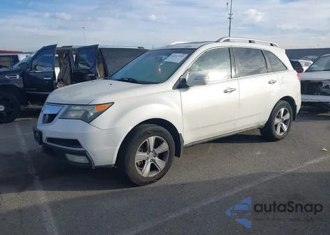2012 Acura Mdx из США, поврежденный, VIN 2HNYD2H23CH535648